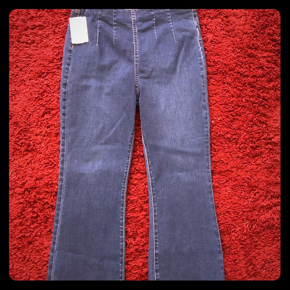 NWT free people cropped denim